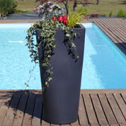 Jardinire Auriga - 50 x 50 x H100cm - Anthracite